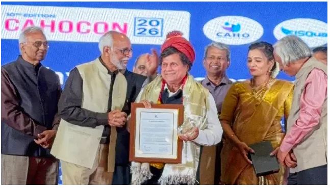 Dr. Achyuta Samanta Conferred with CAHO Outstanding Leader Award at CAHOCON 2026